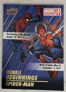 2021-22 Upper Deck Marvel Annual Spiderman #HB-7 Humble Beginnings - Picture 1 of 2