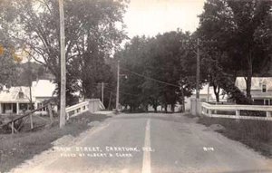 Caratunk Maine Main Street Bridge Real Photo Vintage Postcard AA87845 - Picture 1 of 2