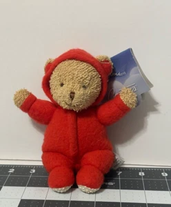 Carters Dream Makers Twinkle Dreamer Red Teddy Bear Plush Stuffed Animal 6inch - Picture 1 of 6