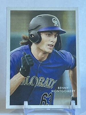 2022 Topps Heritage Minor BENNY MONTGOMERY #15 Colorado Rockies 1953 Insert - Image 1 of 2
