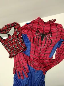 Spiderman Far From Home Cosplay Costume, Kids Size 8 with mask *BRAND NEW* C2 - Picture 1 of 4