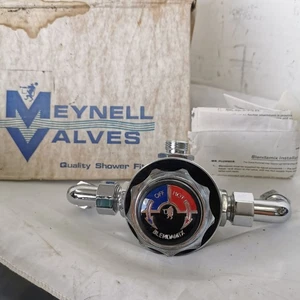 Vintage Meynell Thermostatic Mixing Valve Heta Mixer Chrome Blendamix Brand New - Picture 1 of 13