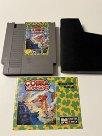 Cobra Command Nintendo NES game with Manual & Sleeve. Excellent Condition