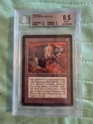Clockwork Beast Limited Edition - Beta Edition Regular MTG Graded BGS 8.5 Magic - Image 1 of 2