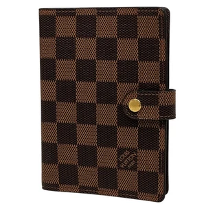 Louis Vuitton Agenda PM System notebook business Notebook Cover Damier Brown... - Imagen 1 de 7