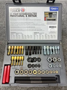 Matco Tools 51 pc. Rethreading Tap & Die Set Fractional and Metric TDK51 USA - Picture 1 of 3
