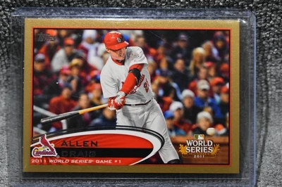 Allen Craig 2012 Topps Serie Mundial #329 Gold Border 333/2012 Foto 1 de 2