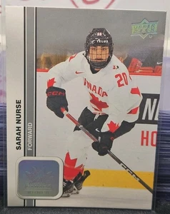 2023 Upper Deck Team Canada Sarah Nurse 🇨🇦🇨🇦🇨🇦 Vancouver Goldeneyes  - Bild 1 von 2