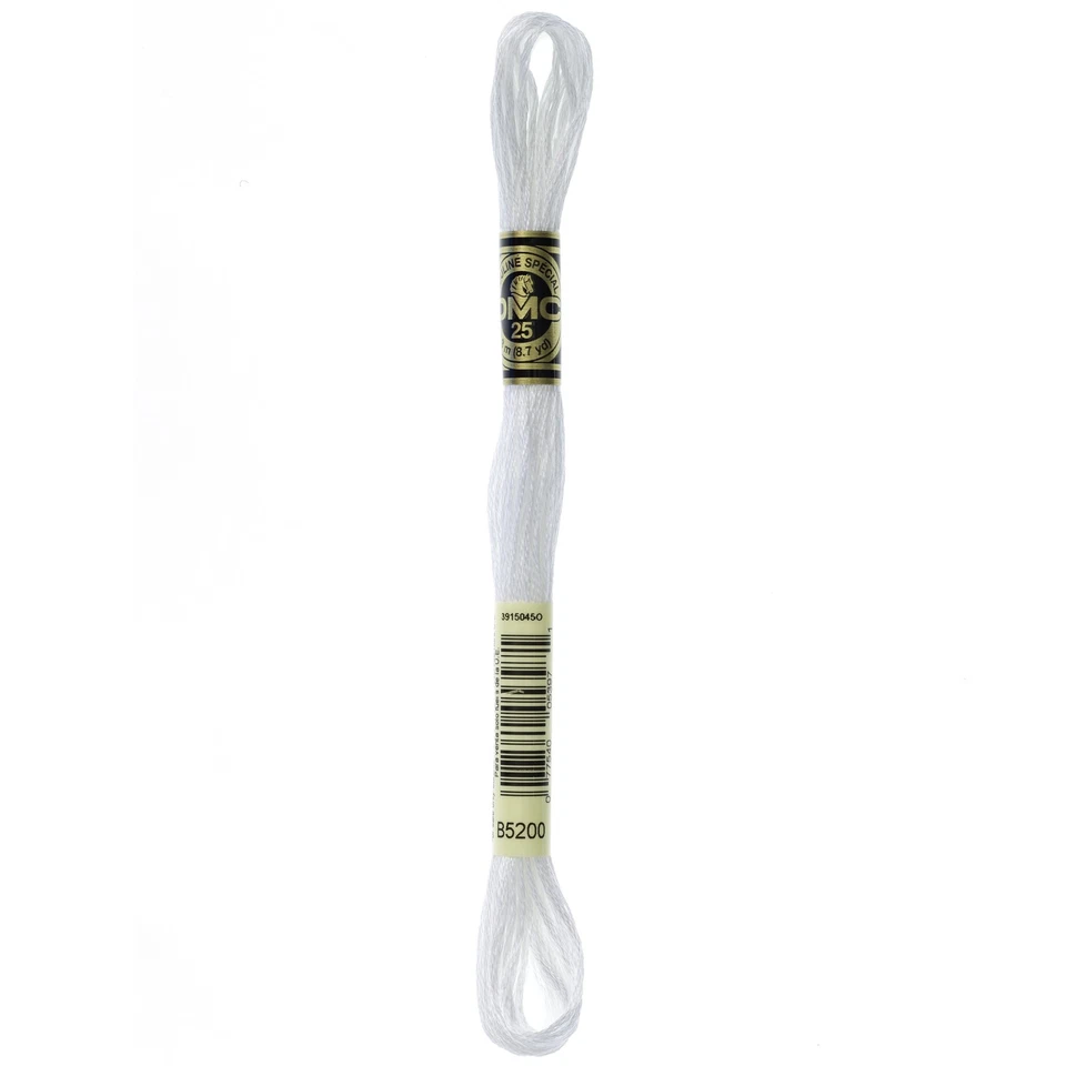 DMC 6-Strand Embroidery Cotton 8.7yd-Snow White - 12 Pack - Image 1 of 1