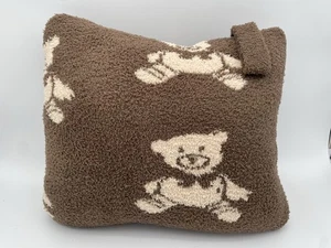 Staykation Teddy Bear Print Quillow Blanket – New w/ Original Bag - Picture 1 of 4