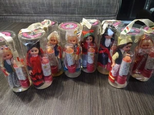 1970 Tinkerbell Puppe & Lippenstift Set 8 Teile ungeöffnet Tom Fields - Bild 1 von 15