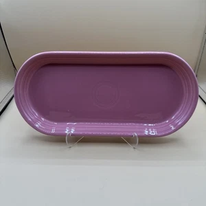 Fiesta Ware Rosa Brot Tablett Servierplatte, 12” x 5,75” Hergestellt in den USA Guter Zustand - Bild 1 von 8
