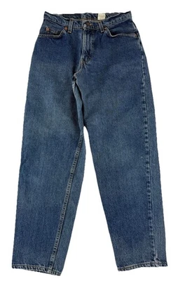 VTG Levis 560 Blue Jeans Mens 30x30 (28x28) Loose Tapered Denim Orange Tab USA - Image 1 of 4