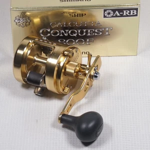 Shimano 04 Calcutta Conquest 800F Baitcast Fishing JDM Reel RH Saltwater w/Box - Picture 1 of 13