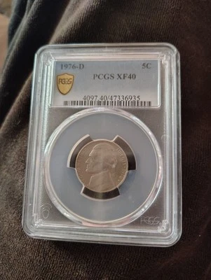 1976 D Nickle XF 40 - Image 1 of 2