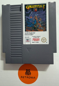 Carro de juegos Gauntlet 2 Nintendo Nes versi&oacute;n PAL A UK totalmente limpio y probado