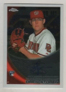 2010 Topps Chrome Rookie Autographs #216 Drew Storen Washington National RC Auto - Picture 1 of 1