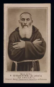 santino-holy card S.D. GIOACCHINO LA LOMIA DA CANICATTI' - Bild 1 von 1