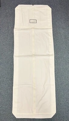 New Gucci White Fabric Zippered Long Dust Cover Garment Bag 19.5"x56" - Image 1 of 3