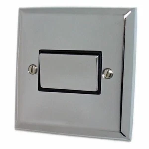 Interruptor aislador ventilador G&H SC369 espectro cromo pulido 1 banda triple polo 10A - Imagen 1 de 1