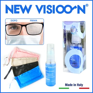Spray Antiappannante per Occhiali panno pulizia occhiali da vista sole 25ml KIT - Imagen 1 de 4
