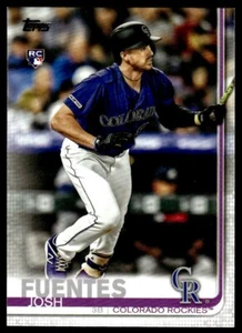 2019 Topps Update Josh Fuentes Rookie Colorado Rockies #US294 R4 - Picture 1 of 2