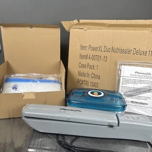 PowerXL Duo Nutrisealer 11” Brand New OB With 4 Rolls, Manual, Sample Bags… - Picture 1 of 8