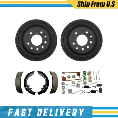 Tambores de freno traseros zapatas de freno y herrajes kit de resorte para Pontiac Catalina 1976 Foto 1 de 4