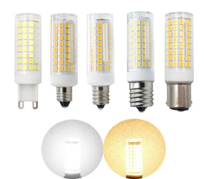 10x G4/GY6.35/G8/G9/E11/E12/E14/E17/B15 LED bulb 8W 120V 102-2835 Ceramics Light - Image 1 of 4