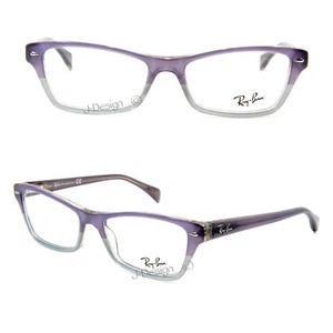 Ray Ban RB 5256 5107 Clear Purple Gray Cat Eye size 52/16/135 Eyeglasses - Picture 1 of 7