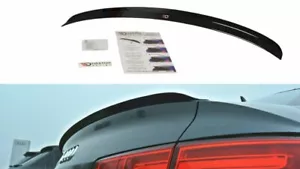 Extensión de ala alerón diseño Maxton brillo abdominales negros para Audi A4 B9 sedán S-Line - Imagen 1 de 9