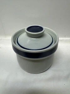 Blue Monterrey Stoneware Bowl With Lid - Picture 1 of 10