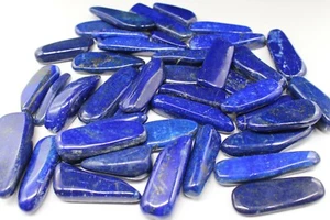 Piedras de masaje de lapislázuli AAA+ pulidas piedra de tambor decoración piedras curativas - Imagen 1 de 9