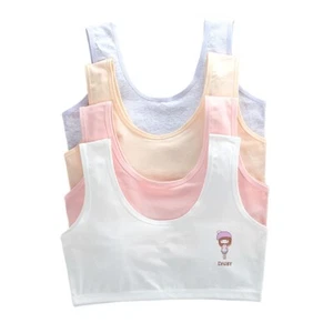 4pcs Girls Training Bras Kids Soft Underwear Girls Bras Top for Teen 9-16 Years - Picture 1 of 11