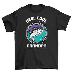 Reel Cool Grandpa 21-1130-10-Pecgine T-shirt - Hilarious Grandpa Tee for the Coo - Picture 1 of 46