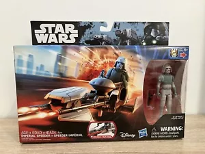 Star Wars Rebels Imperial Speeder & AT-DP Pilot Figure Rogue One Hasbro 2016 New - Picture 1 of 5