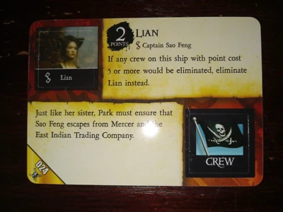 Pirates Wizkids Pocketmodel LIAN & PARK New & Unpunched Pirates Of The Caribbean - Image 1 of 2