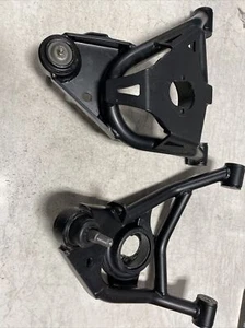 Summit Control Arms Tubular Fr Lower Steel Blk GM Passenger Car Pr. 770212 - Picture 1 of 12