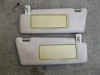 94-00 Mercedes-Benz W202 C Class Left + Right Sunvisor Sun Visor Pair Gray Foto 1 de 4