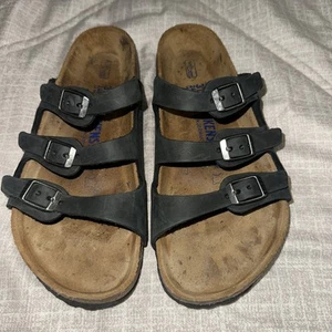 Birkenstock Florida Weichbettung 3-Riemen Schnalle Sandalen | Größe: 37 - Bild 1 von 8