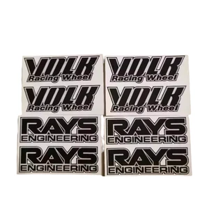 VOLK Racing RAYS Engineering TE37 Wheel Rim Stickers Decal Set Car Auto - Picture 1 of 6