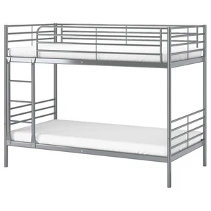Etagenbett, IKEA, SVÄRTA, Silbergrau - Bild 1 von 3