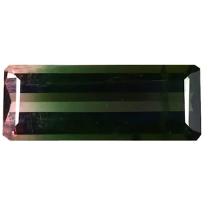 2.96 ct Octagon (15 x 6 mm) Unheated / Untreated Natural Watermelon Tourmaline - Picture 1 of 1