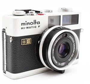 [COMO NUEVO] Minolta Hi-Matic F 35 mm cámara telémetro 30 mm 2,7 Rokkor-PF Japón - Imagen 1 de 12