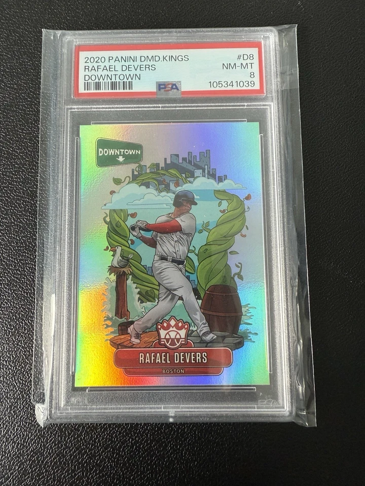 Rafael Devers 2020 Diamond Kings #D8 Downtown SSP Red Sox - PSA 8 - Image 1 of 2