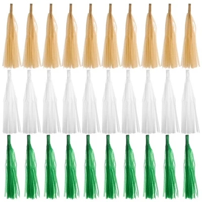  30 Pcs Ghirlande Carta Di Decorazioni Per Il Matrimonio Ricezione - Image 1 of 4