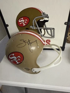 Steve Young Autographed San Francisco 49ers Mini Helmet - NFL HOF Quarterback - Picture 1 of 6