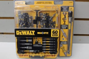 New DeWalt DWAUMF60SET MAXFIT ULTRA 60 PC Screwdriving Bit Set 1/4 In. Hex Steel - Picture 1 of 5