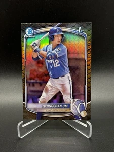 2025 Bowman Chrome-#BCP-119 Hyungchan Um 1s Bowman Chrome Reptilian Refractor - Picture 1 of 2