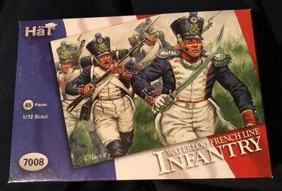 Airfix 7008 Guerras Napoleónicas Waterloo Línea Francesa Infantería 45 Piezas en 1/72 Nuevo Foto 1 de 2